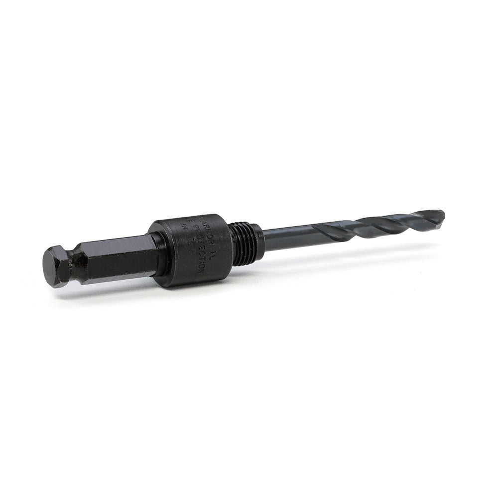 1/2 Inch Hollow Hex Shank Hardened Carbon Steel Hole Saw Arbor Lenox