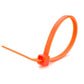 1/8 Inch x 7 Inch 50 lb Fluorescent Orange Wire Tie