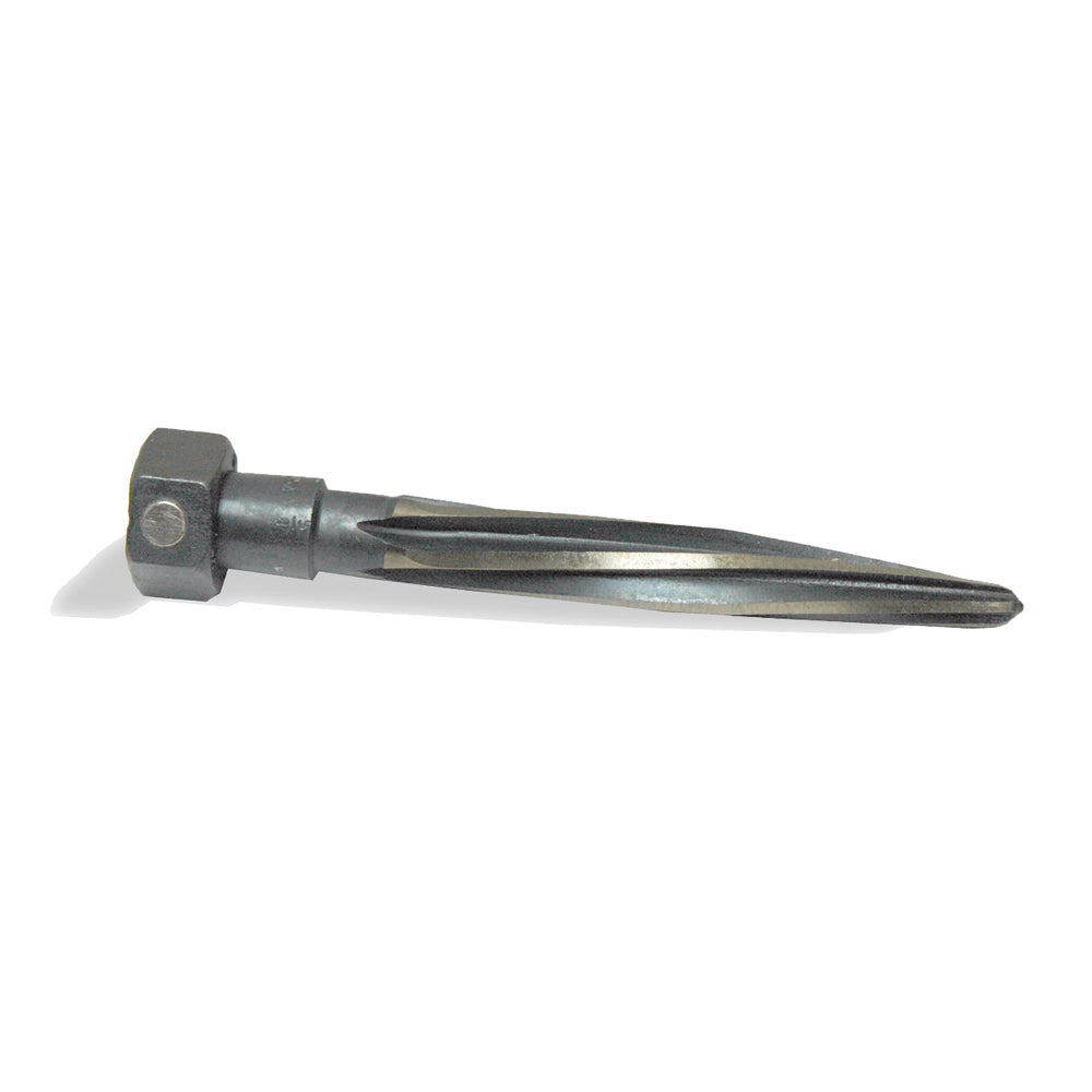 5/8 Inch Spiral Flute Black and Gold M-7N Molybdenum High Speed Steel Fractional Size Nitro Safety First Construction Reamer