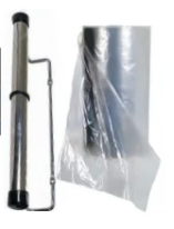 Chrome Steel Chrome Parts Bag Dispenser