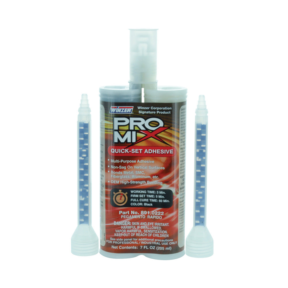 Winzer Pro-Mix Quick-Set Adhesive - 7 oz - Pack of 6 With Gun