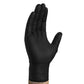 Ammex Gloveworks HD Black Nitrile Textured Nitrile Gloves - Large - Box of 100 Gloves