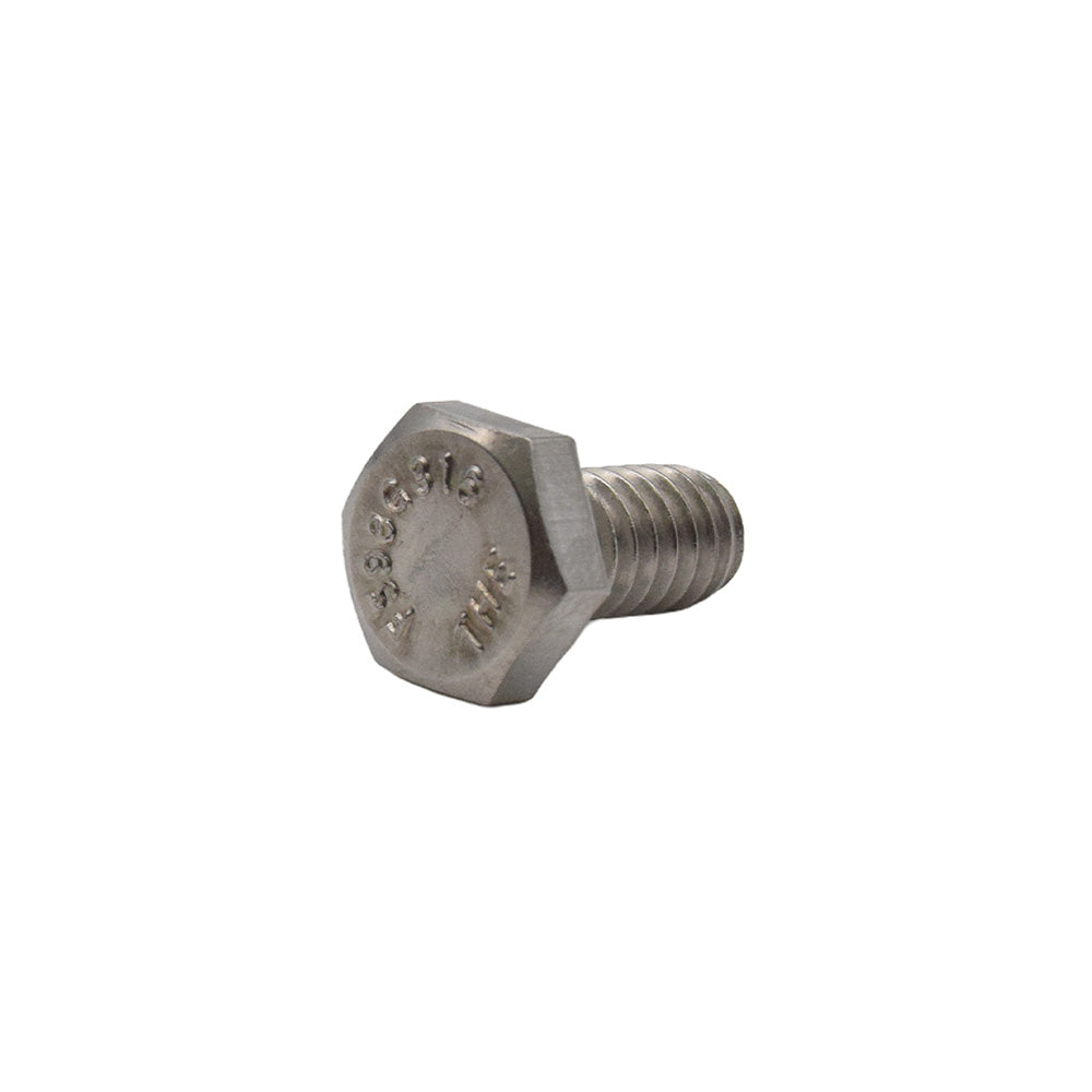5/16-18 x 1-1/4 Inch Coarse Plain 316 Stainless Steel Hex Head Cap Screw