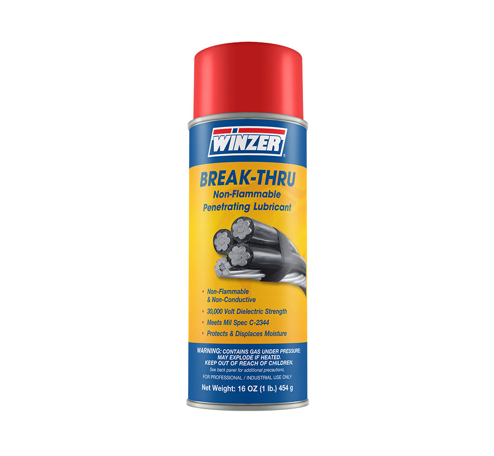 Winzer Break-Thru Non-Flammable Penetrant - 16 Oz Net Wt. - Aerosol