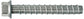 1/2 Inch x 3 Inch Zinc Plated Carbon Steel Titen HD Concrete and Masonry Screw Anchor