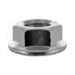 1/2-13 Zinc Plated Grade 2 Serrated Spin Lock Flange Nut