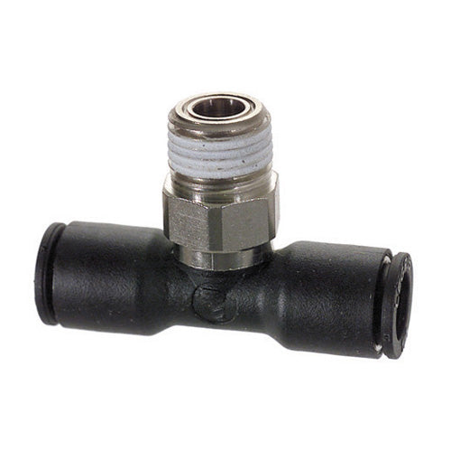 1/4 Inch x 1/4 Inch Male Bspt x Compression Glass Filled Nylon Tube Male Branch Tee
