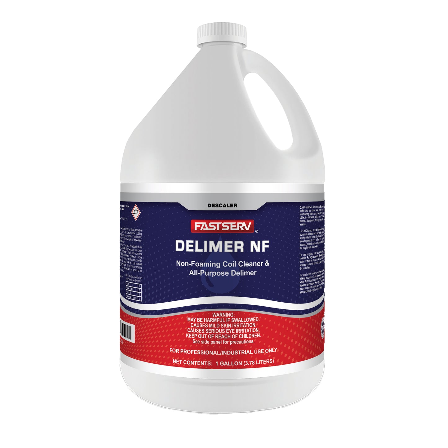 FastServ Delimer NF Non-Foaming Coil Cleaner and All Purpose Delimer - 1 Gallon Bottle
