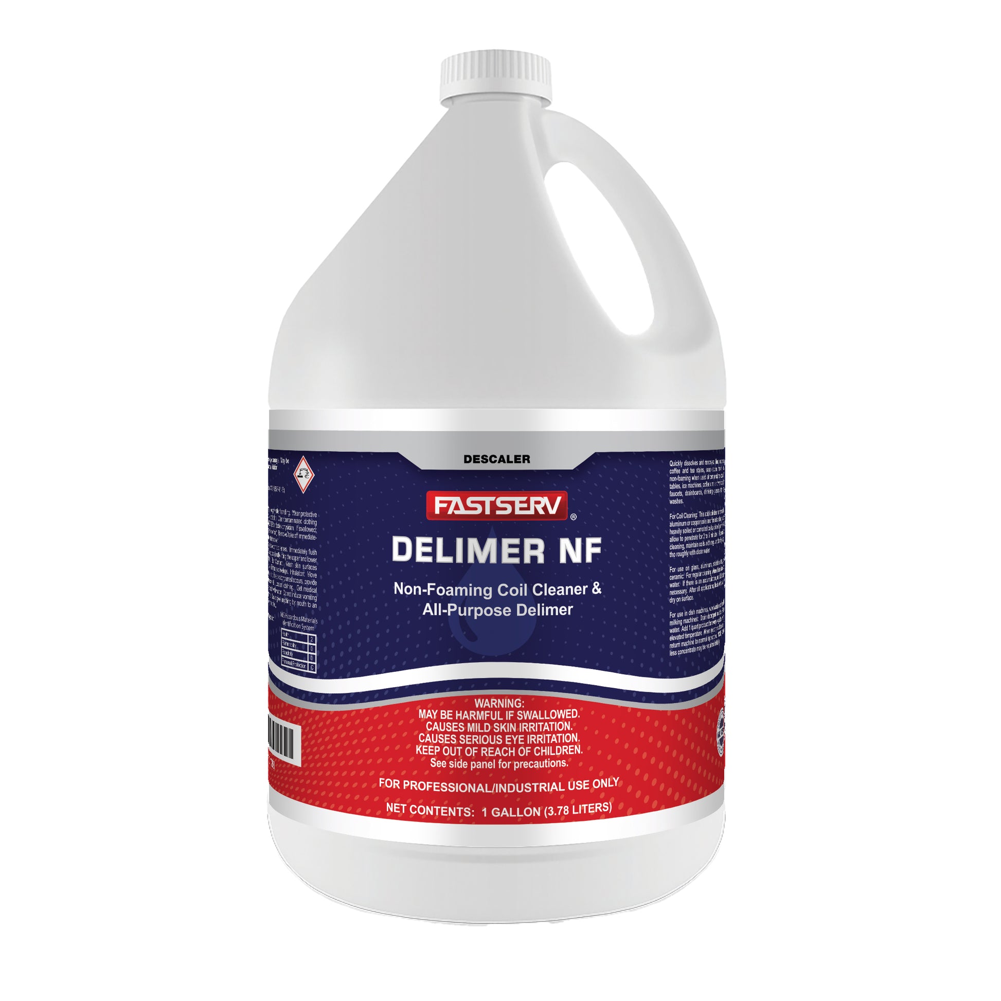 FastServ Delimer NF Non-Foaming Coil Cleaner and All Purpose Delimer - 1 Gallon Bottle