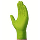 Ammex Gloveworks Heavy-Duty Green Powder-Free Nitrile Disposable Gloves - Medium - Box of 100