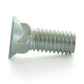 7/16-14 x 1-1/4 Inch Coarse Zinc Plated Grade 5 Flat Head Plow Bolt