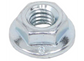 M6 x 1 Coarse Zinc Class 10 Serrated JIS Reduced Hex Flange Lock Nut