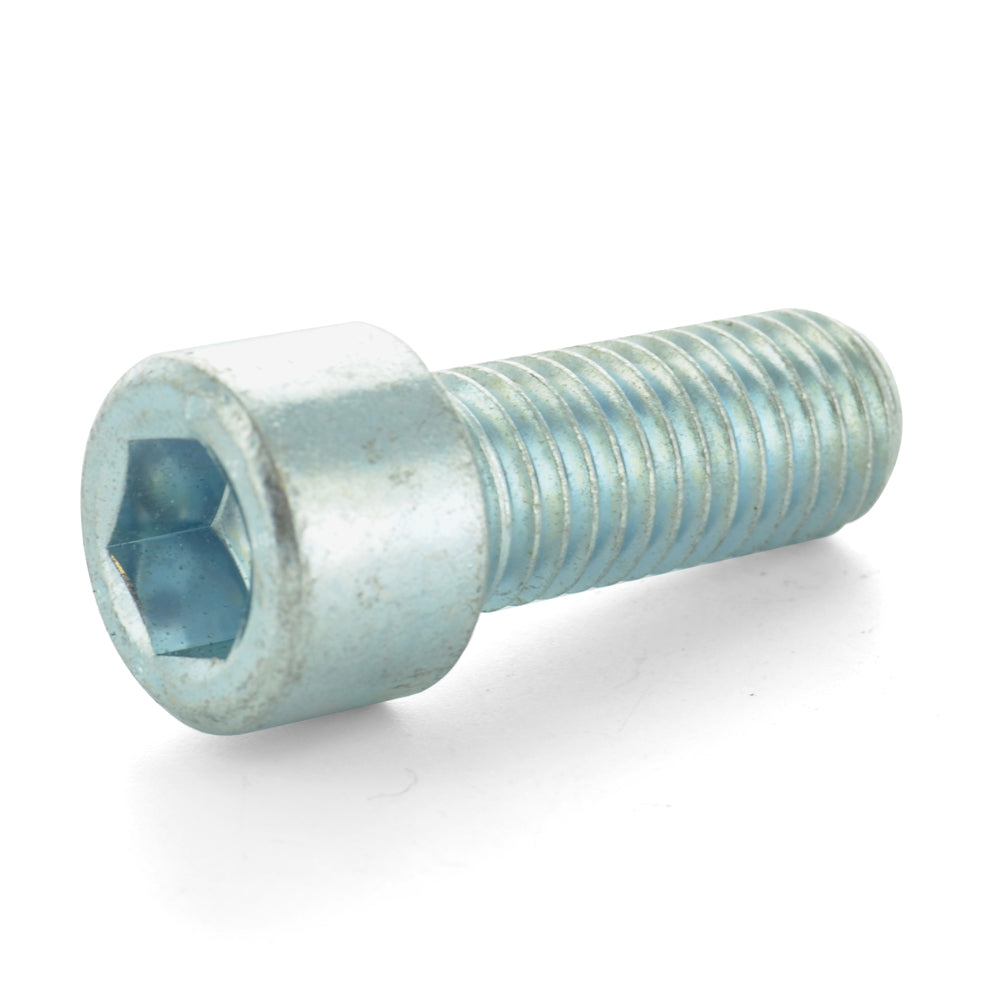 M8 x 1.25 x 80 mm Coarse Clear Zinc Alloy Steel Socket Cap Screw