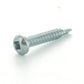 #10-16 x 3/4 Inch Zinc Plated Steel #3 Point Pan Head Self-Drilling Tek Screw