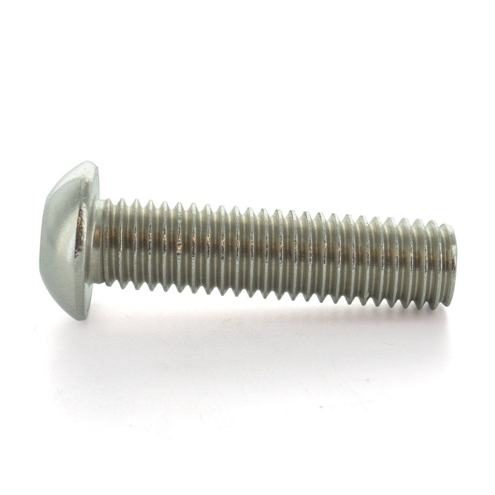 1/2-13 x 2 Inch Coarse Plain 18-8 (A2) Stainless Steel Button Head Socket Cap Screw
