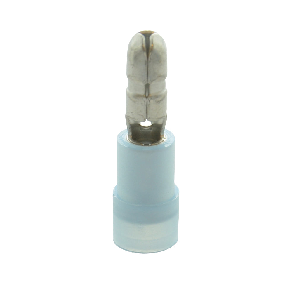 16-14 Awg Blue Nylon Insulated Bullet Male Snap Plug