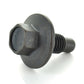 M12 x 1.75 x Black Phosphate Steel Oil Drain Plug With Rubber Molded Gasket Washer