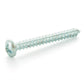 #6-18 x 1-1/4 Inch Zinc Plated Low Carbon Steel Pan Head Type-A Self-Tapping Sheet Metal Screw
