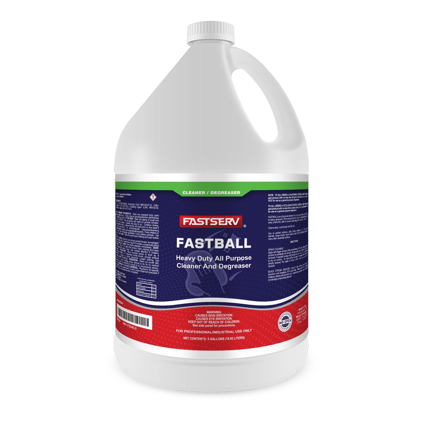 FastServ Fastball Heavy-Duty All-Purpose Cleaner & Degreaser  - 1 Gallon Bottle