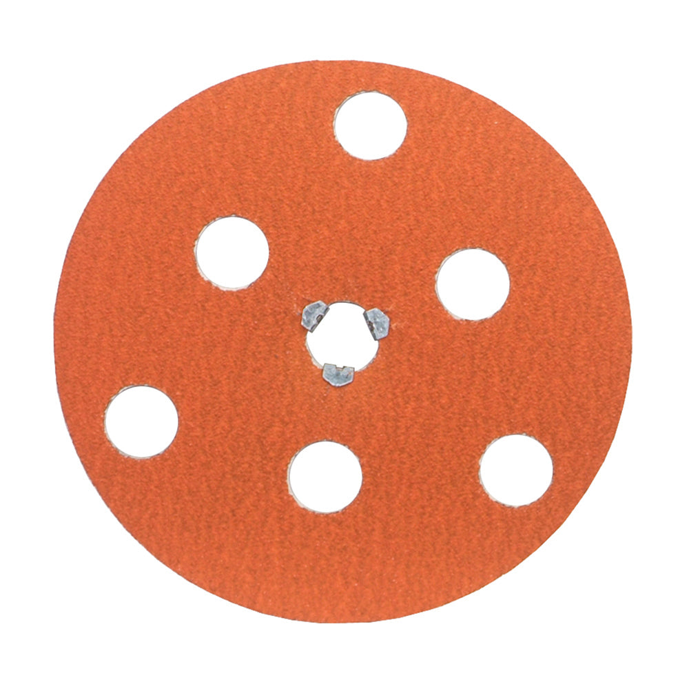 Blazex F980 Avos Ca Coarse Speed-Lok Fastener Fiber Locking See-Thru Disc - 5" 60 Grit