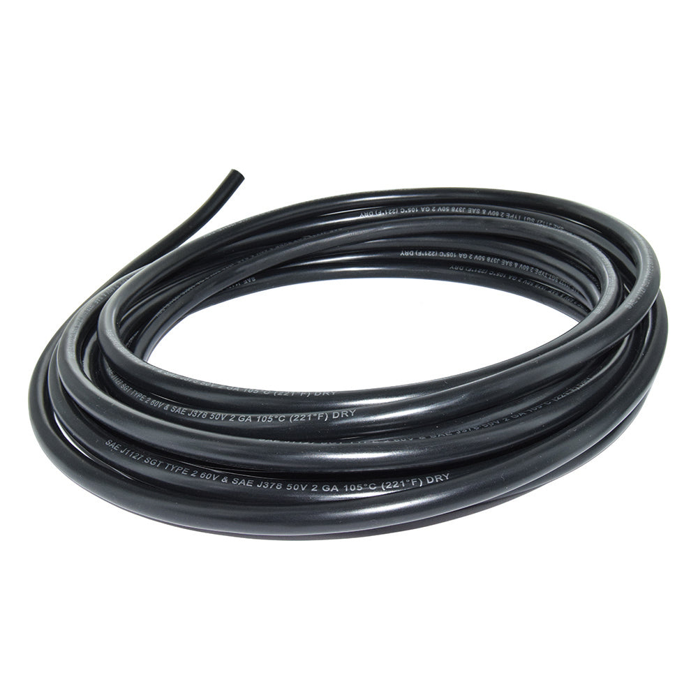 2 Awg 25 ft Copper Black Battery Starter Cable
