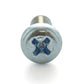 M4 x 0.7 x 20 mm Coarse Zinc Plated Steel Phillips Drive Pan Head Reduced Machine Screw