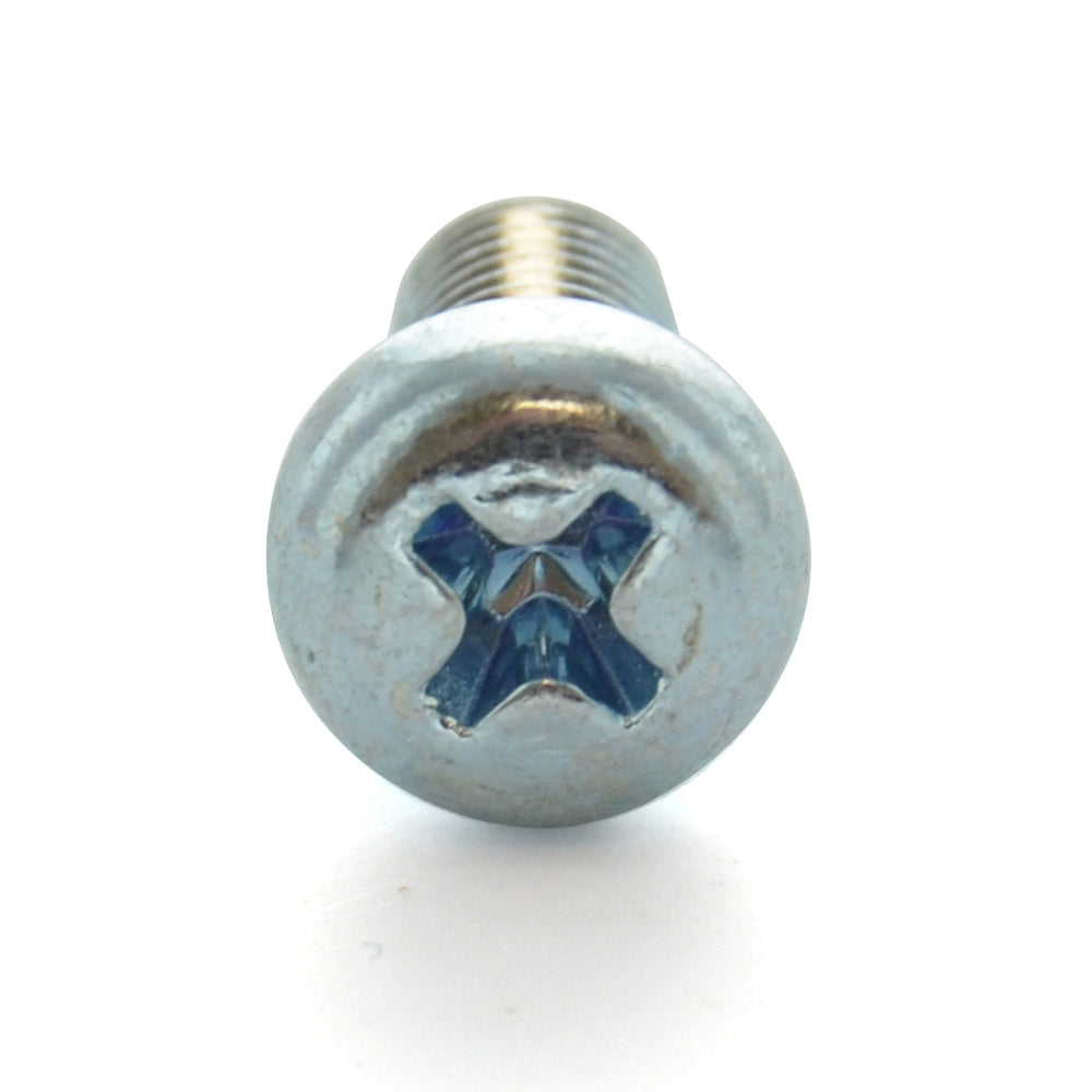 M4 x 0.7 x 50 mm Coarse Class 4.8 Zinc Plated Steel Phillips Drive Pan Head Reduced Machine Screw