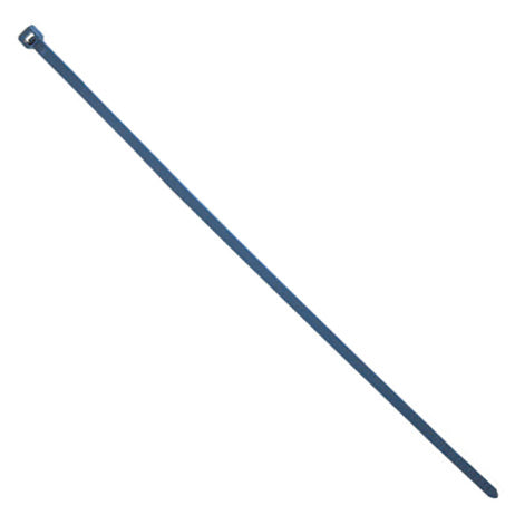 14.4 Inch 30 Lb Metal Detectable Polypropylene Wire Tie Dark Blue