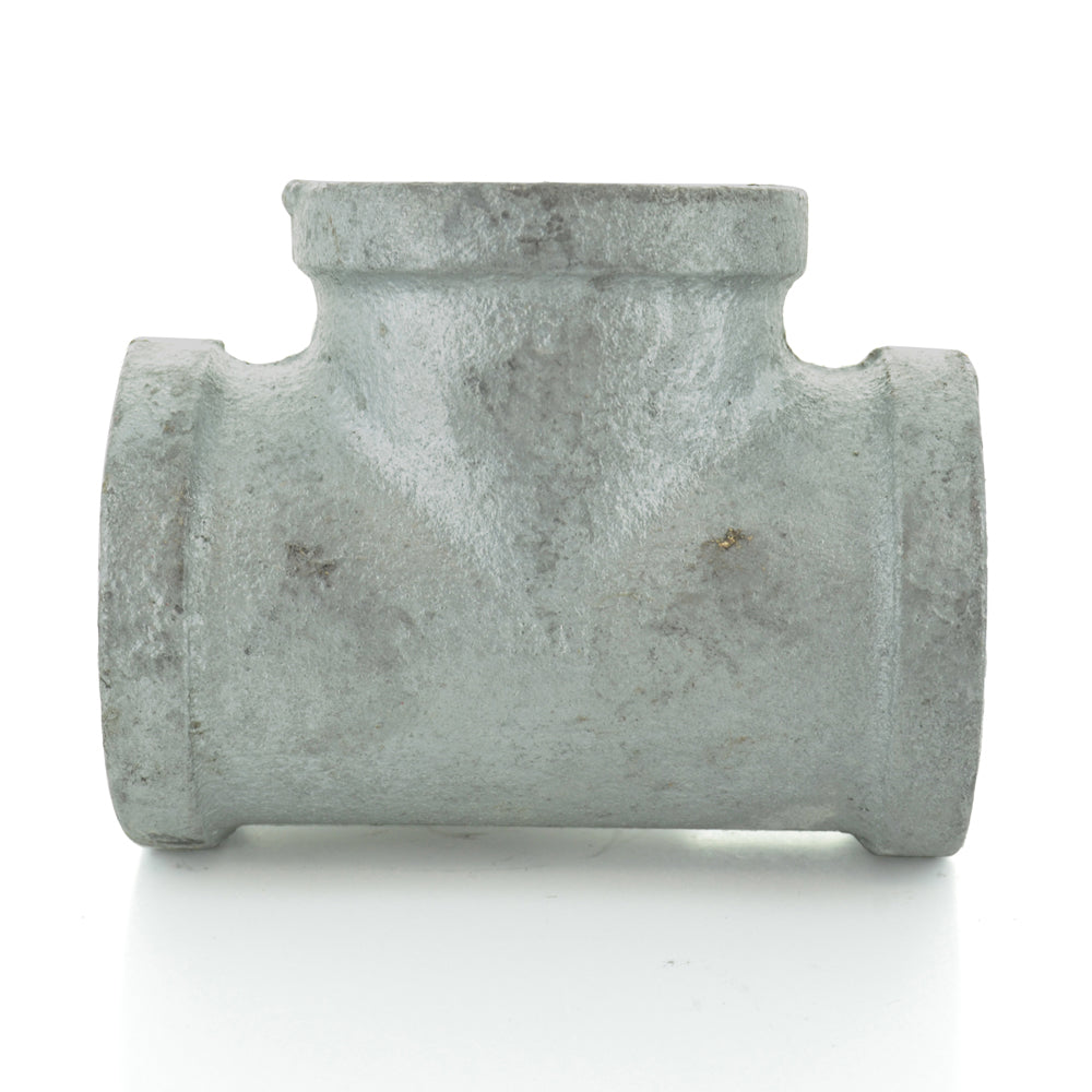 1" Schedule 40 Female Npt Galvanized Welded Malleable Iron Straight Tee USA