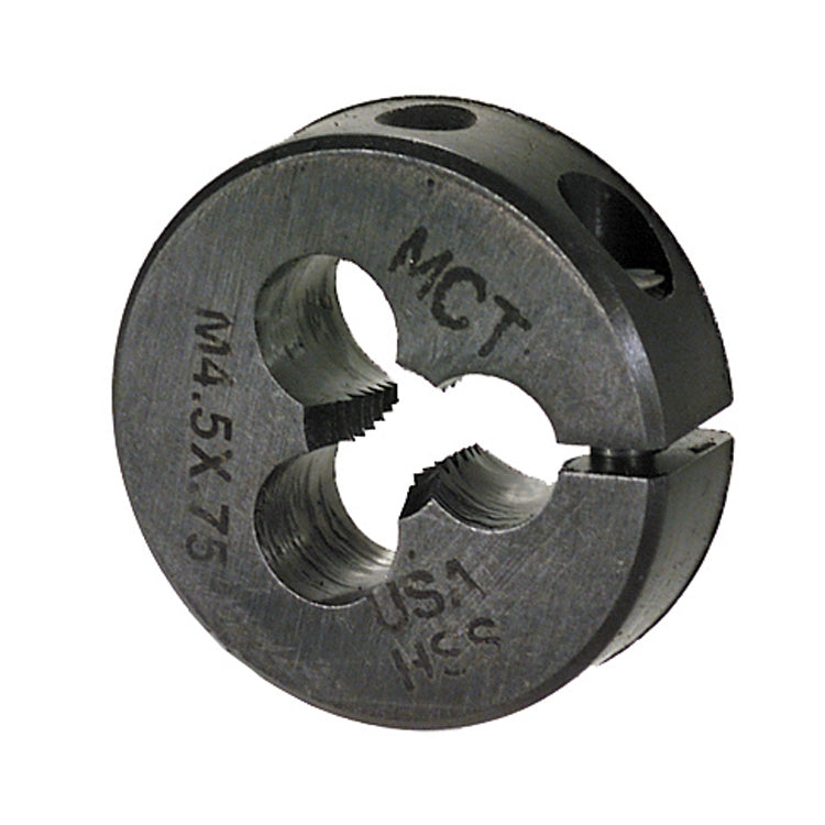 M5 x 0.8 x 13/16 Inch High Speed Steel Round Adjustable Die