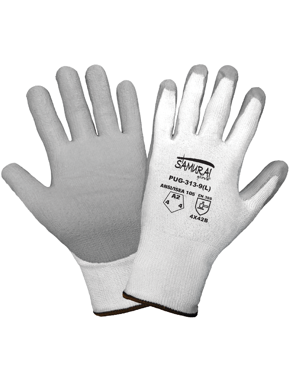 Samurai Glove Cut, Abrasion, and Puncture Resistant Polyurethane Coated Gloves