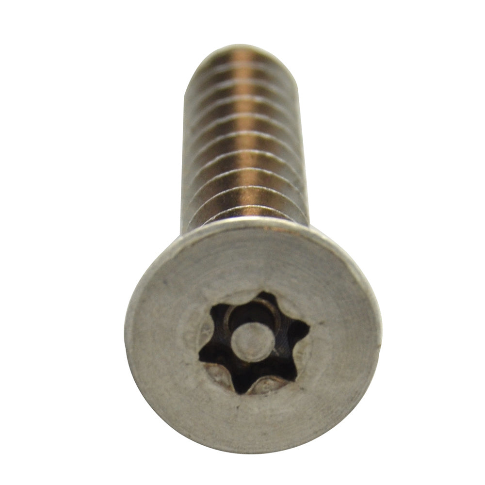 #14 x 1 Inch Stainless Steel Torx Pin Flat Head Tamper Resistant Sheet Metal Screw