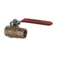 1-1/4 Inch Npt 600 Psi Cwp 150 Psi Steam Forged Brass 2-Piece Body Ball Valve