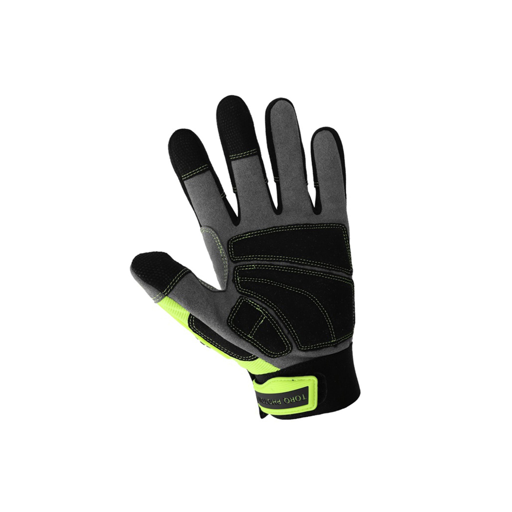 Torq Photon™ High-Visibility Mechanic Gloves With Enhanced Impact And Abrasion Protection - Medium