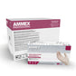 Ammex Medium 5 Mil Ivory Textured Latex Powder Free Gloveplus Premium Exam Glove - 100 Per Box