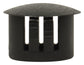 1/2 Inch x 7/8 Inch Black Polyethylene Flush Hole Plug
