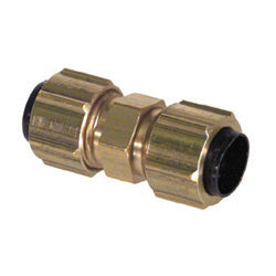 1/4 Inch Brass Poly-Fit Flareless Tube Union
