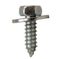 M6.5 x 20Mm Sheet Metal Screw Hex Washer Head Steel Zinc Plated