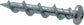 3/16 Inch x 1-1/4 Inch Chrome Plated Concrete Screws Wall-Dog™ Anchor - 100 Per Box