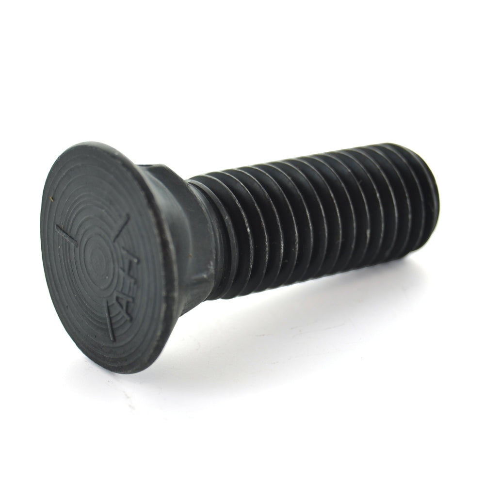 5/8-11 x 2 Inch Coarse Zinc Plated Grade 5 Flat Head Plow Bolt