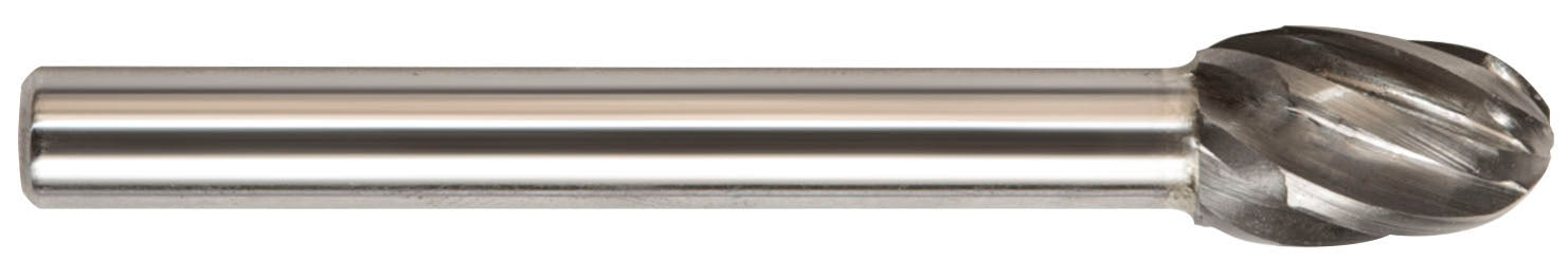 3/8 Inch Oval 1/4 Inch Shank Se-3 Carbide Bur