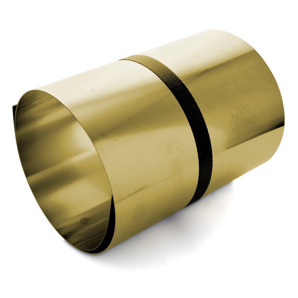6 Inch x 100 Inch x 0.0010 Inch Full Hard Cold Rolled Cda Alloy Brass Shim Stock