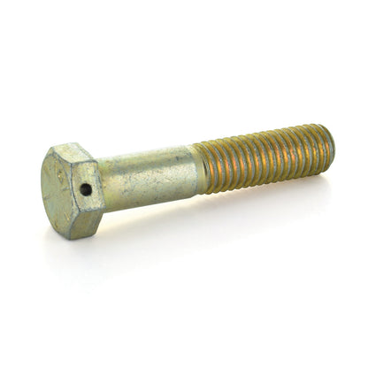 Grade 8 Hex Cap Screw Zinc Yellow Hole Through Head - Clearance