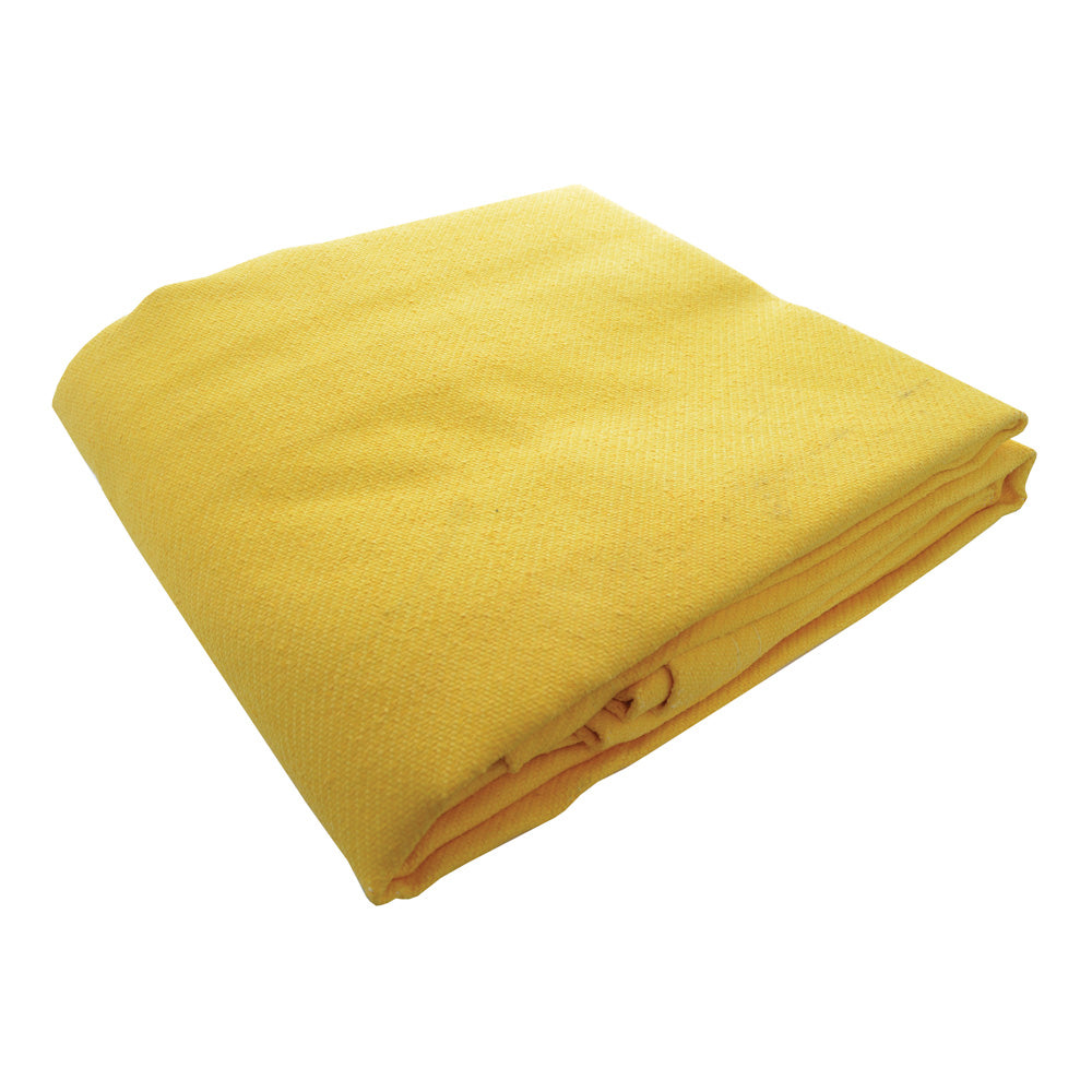 6 ft x 6 ft x 0.053 Inch Gold 30 oz Acrylic Coated Fiberglass Medium-Duty Welding Blanket