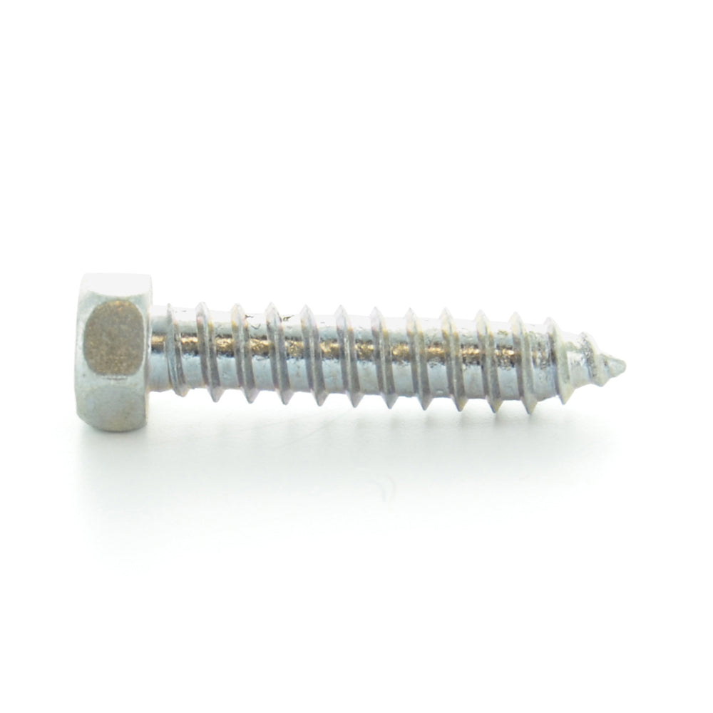 #12 x 1/2 Inch Zinc Plated Alloy Steel Hex Head Type-Ab Self-Tapping Sheet Metal Screw