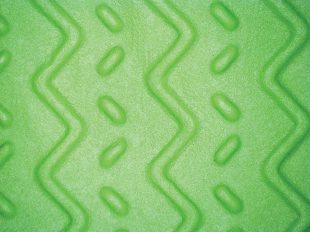 Global Glove Panther-Guard Bio-D Nitrile Powder-Free Industrial Green 6-Mil Wave Texture Disposable Gloves Medium