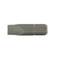 Slotted Drive 1/4 Inch Hex Shank #6-8 Tip 1 Inch Length Steel Insert Bit