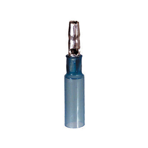 16-14 Gauge Male Bullet Connector 0.157 Heat Shrink Nylon Insulated Blue