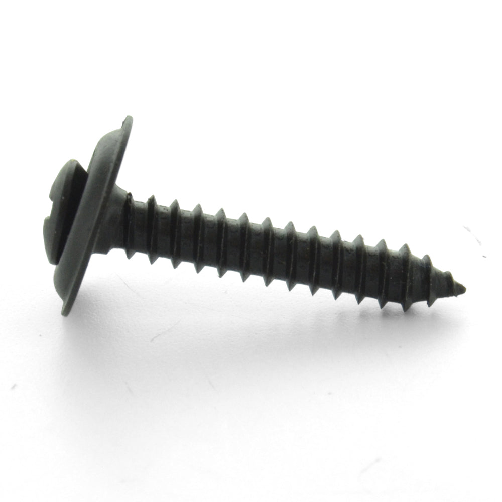 #8-18 x 1 Inch Black Phosphate Type Ab Phillips Oval Trim Head Tapping Screw