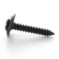 #8-18 x 1 Inch Black Phosphate Type Ab Phillips Oval Trim Head Tapping Screw